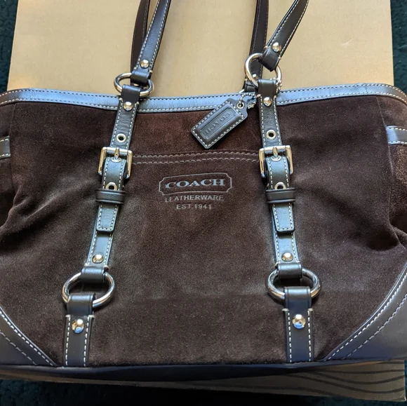 vintage✨ coach old sonoma brown SUEDE Coach Sonoma | eBay